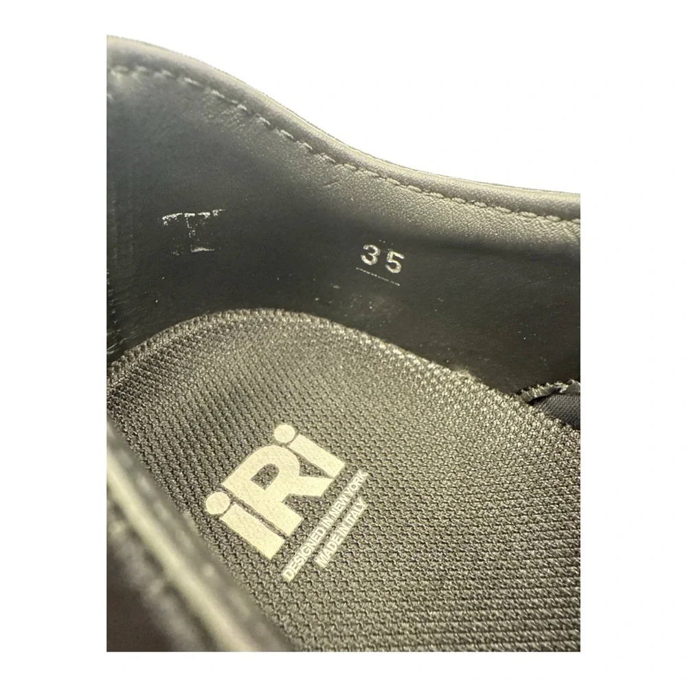iRi Women's, Black Red Low Top Sneaker, Vegan,‎ Size EU 35 US:5